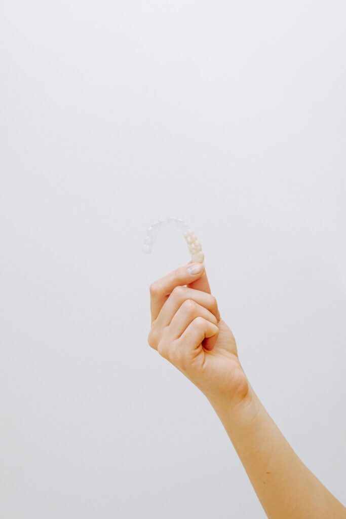 Caring for braces with inivisaligns.